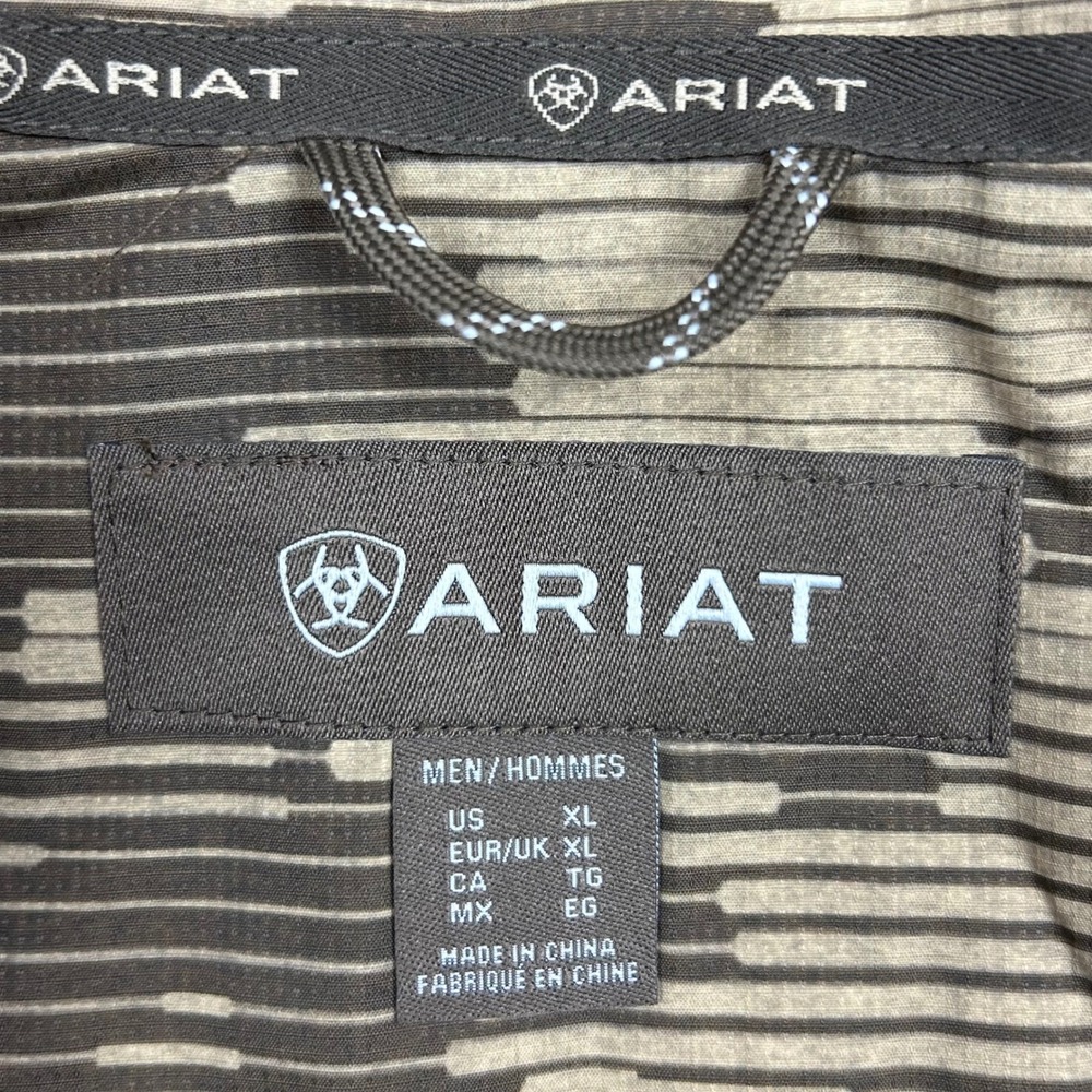 Ariat Crius Insulated Vest Mens XL Brown Camo Concealed Carry Puffer Jacket - Picture 6 of 16